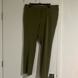 Ann Taylor Factory Green women’s slacks size 16